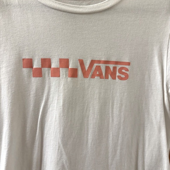 Vans white T-shirt with scoopneck - Picture 4 of 5